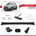 Holden Captiva 2006-2018 Arası ile Uyumlu FLY Model Ara Atkı Tavan Barı Siyah 3 Adet