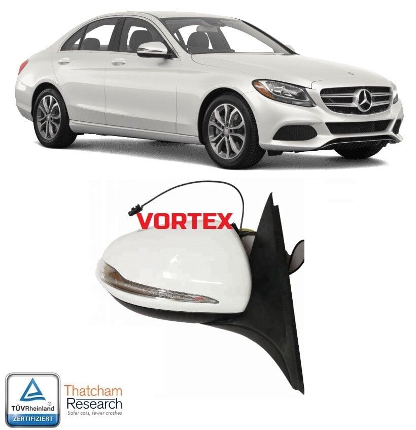 Mercedes-Benz C Serisi W205 2014 ve Sonrası Sağ Dış Dikiz Aynası Isıtmalı Katlanır