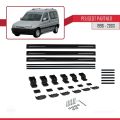 Peugeot Partner Pre-Facelift 1996-2003 Arası ile Uyumlu BASIC Model Ara Atkı Tavan Barı Siyah 3 Adet
