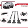 Holden Captiva 2006-2018 Arası ile Uyumlu FLY Model Ara Atkı Tavan Barı Gri 3 Adet