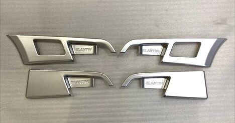 Hyundai Elantra 2016-2019 İç Kapı Kolu Kaplama - Silver (Abs)