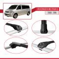Volkswagen T5 Multivan 2003-2015 Arası ile Uyumlu ACE-1 Ara Atkı Tavan Barı Siyah 2 Adet