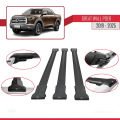 Great Wall Poer 2019 ve Sonrası ile Uyumlu FLY Model Ara Atkı Tavan Barı Siyah 3 Adet
