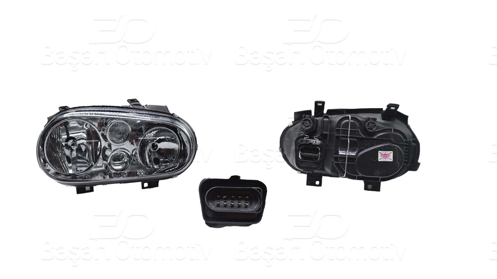 Volkswagen Golf 4 1998 - 2004 Sağ Sisli Motorlu Far