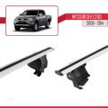 Mitsubishi L200 IV 2006-2014 Arası ile Uyumlu ACE-4 Ara Atkı Tavan Barı Gri 2 Adet