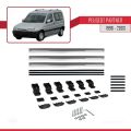 Peugeot Partner Pre-Facelift 1996-2003 Arası ile Uyumlu BASIC Model Ara Atkı Tavan Barı Gri 3 Adet