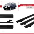 Vauxhall Frontera 1992-1998 Arası ile Uyumlu BASIC Model Ara Atkı Tavan Barı Siyah 3 Adet
