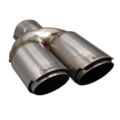 Üniversal Krom Akrapovic Egzoz Ucu Açılı Çift Çıkış Sağ 90x110 800-029AL