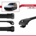 Citroen Berlingo (M49) 1996-2003 Arası ile Uyumlu ACE-1 Ara Atkı Tavan Barı Siyah 4 Adet