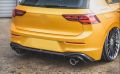 Volkswagen Golf 8 Uyumlu GTI Difüzör / Piano Black - Çift Egzoz ( Life, Style, İmpression  Paket İçin )