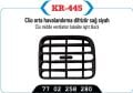Clio Difüzör Orta Sağ Siyah