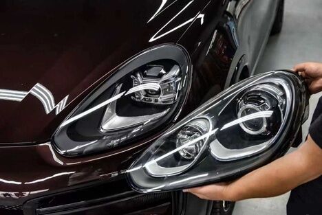 Porsche Cayenne 2014-2017 Uyumlu Facelift Led Far (2018+Görünüm)