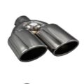 Üniversal Krom Egzoz Ucu Oval Çift Çıkış Sağ 75x105/125 800-025L
