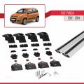 Fiat Panda 3 (319) 2012-2024 Arası ile Uyumlu ACE-2 Ara Atkı Tavan Barı Gri 2 Adet