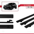 Fiat Freemont 2011-2015 Arası ile Uyumlu BASIC Model Ara Atkı Tavan Barı Siyah 3 Adet