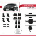 Lancia Thema 2 2011-2014 Arası ile Uyumlu ACE-4 Ara Atkı Tavan Barı Gri 2 Adet