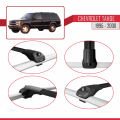 Chevrolet Tahoe 1995-2000 Arası ile Uyumlu ACE-1 Ara Atkı Tavan Barı Siyah 4 Adet