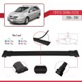 Toyota Sienna 2 (XL20) 2004-2010 Arası ile Uyumlu FLY Model Ara Atkı Tavan Barı Siyah 3 Adet