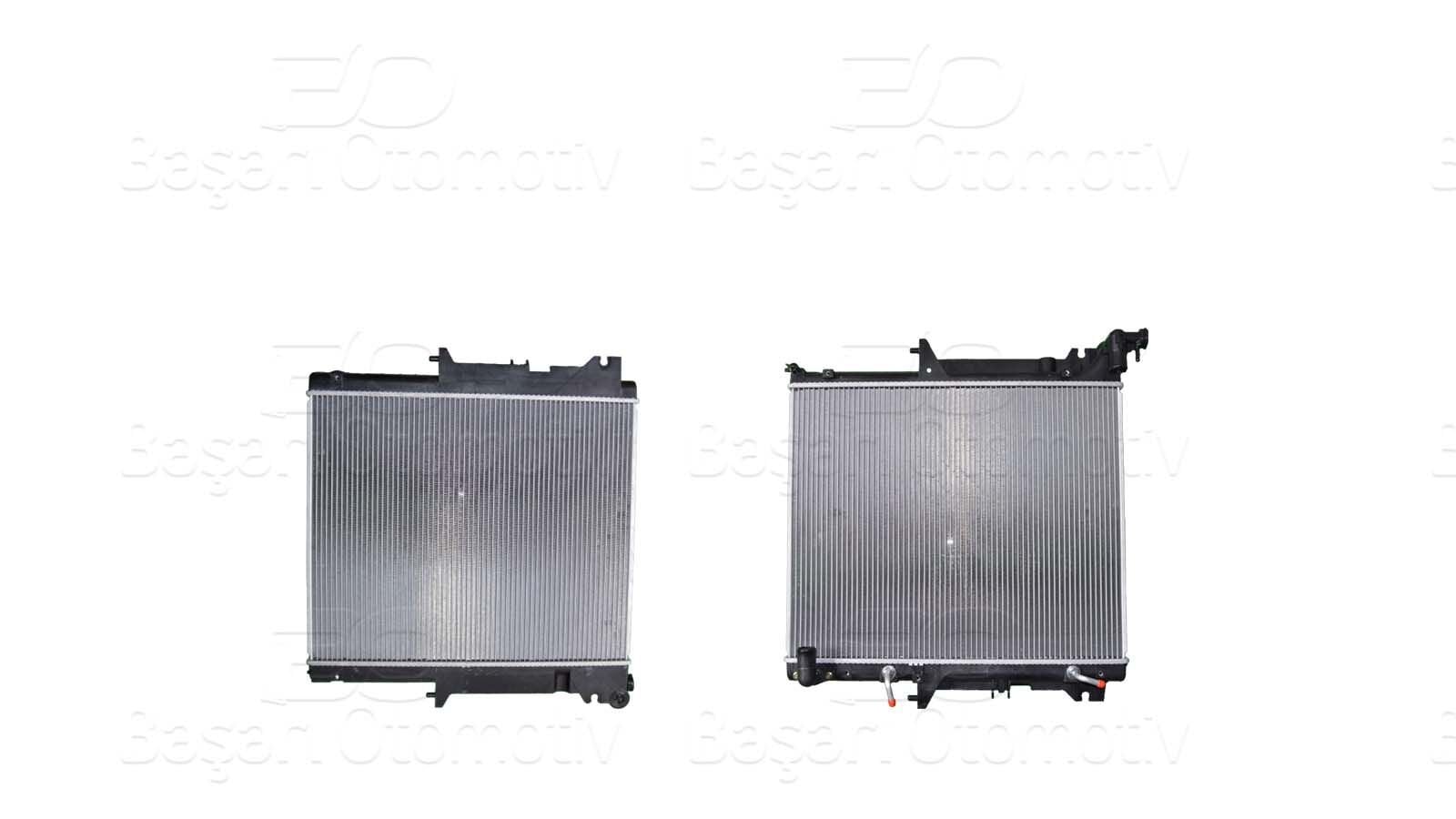 Mitsubishi L200 2007-2015 Su Radyatörü Brazing AT 525x638x26 mm