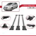 Toyota Sienna 2 (XL20) 2004-2010 Arası ile Uyumlu FLY Model Ara Atkı Tavan Barı Gri 3 Adet