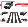 Fiat Scudo 2 2007-2016 Arası ile Uyumlu FLY Model Ara Atkı Tavan Barı Siyah 4 Adet