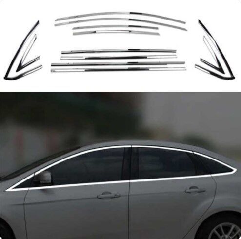 Ford Focus  Uyumlu Yedek Parça  Sedan 2011-2018 Cam Çıta Nikelajı