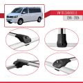 Volkswagen T6 Caravelle 2015-2024 Arası ile Uyumlu ACE-1 Ara Atkı Tavan Barı Gri 4 Adet