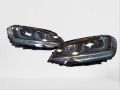 Volkswagen Golf 7 MK7 2012-2018 U Led Far Silver Hareketsiz