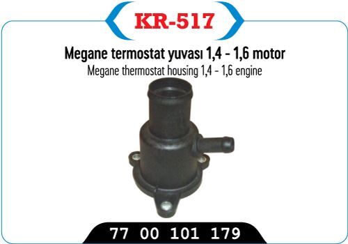 Clio Kangoo Megane R19 Logan 1.6 8V K7M K4M Termostat Kapağı KYP-KR-517