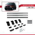 Mercedes Vito (W638) 1996-2003 Arası ile Uyumlu BASIC Model Ara Atkı Tavan Barı Gri 2 Adet