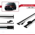 Mercedes Vito (W638) 1996-2003 Arası ile Uyumlu BASIC Model Ara Atkı Tavan Barı Gri 2 Adet
