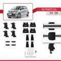 Kia Picanto 2 (TA) 2011-2016 Arası ile Uyumlu ACE-4 Ara Atkı Tavan Barı Gri 2 Adet