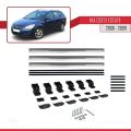Kia Ceed (ED) SW Pre-Facelift 2006-2009 Arası ile Uyumlu BASIC Model Ara Atkı Tavan Barı Gri 3 Adet