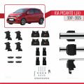Kia Picanto 3 (JA) 2017 ve Sonrası ile Uyumlu ACE-4 Ara Atkı Tavan Barı Gri 2 Adet