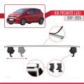 Kia Picanto 3 (JA) 2017 ve Sonrası ile Uyumlu ACE-4 Ara Atkı Tavan Barı Gri 2 Adet