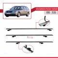 VW Passat B5 Variant 1996-2005 Arası ile Uyumlu BASIC Model Ara Atkı Tavan Barı Gri 3 Adet