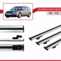 VW Passat B5 Variant 1996-2005 Arası ile Uyumlu BASIC Model Ara Atkı Tavan Barı Gri 3 Adet
