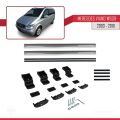 Mercedes Viano 2 (W639) Pre-Facelift 2003-2010 Arası ile Uyumlu BASIC Model Ara Atkı Tavan Barı Gri 2 Adet
