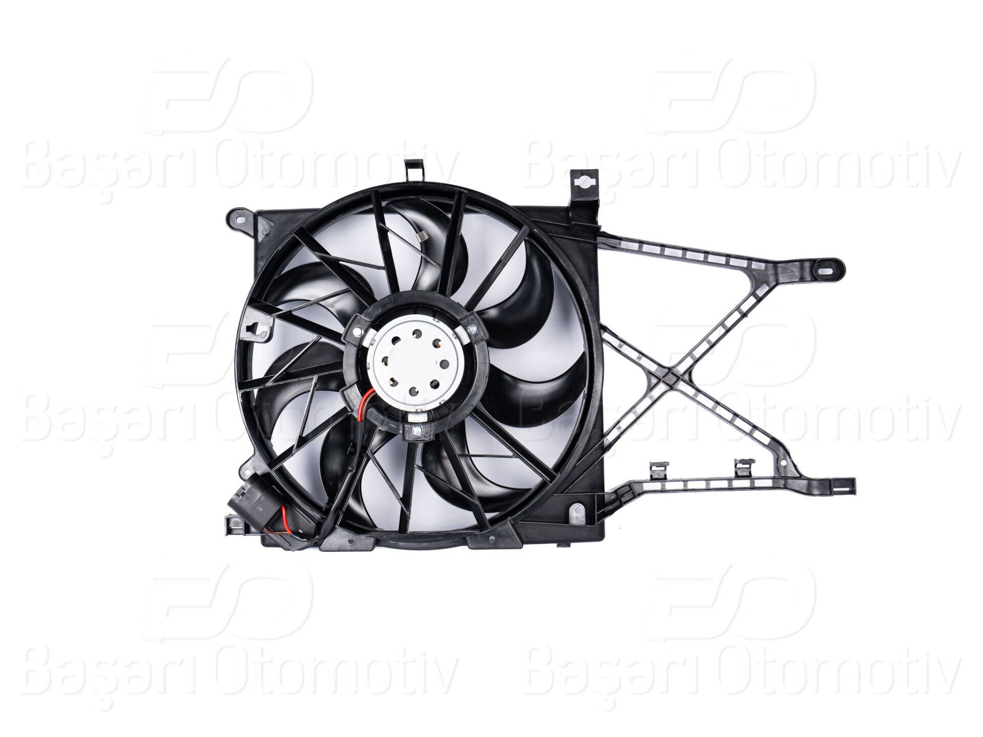 Opel Astra G 1998 Sonrası Fan Motoru Davlumbazlı (385 Mm-4 Fiş-7 Kanat)