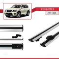 Nissan Armada 2 (Y62) 2017-2020 Arası ile Uyumlu BASIC Model Ara Atkı Tavan Barı Gri 2 Adet