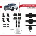 Opel/Vauxhall Mokka B 2021 ve Sonrası ile Uyumlu ACE-4 Ara Atkı Tavan Barı Siyah 2 Adet