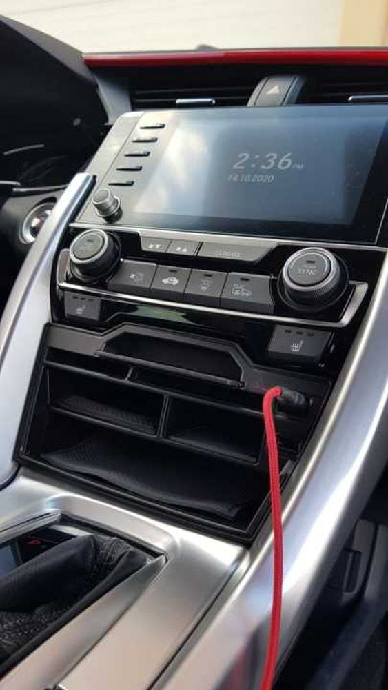 Honda Civic Fc5 2016-2020 Usb Portlu Ön Orta Konsol Bölmesi