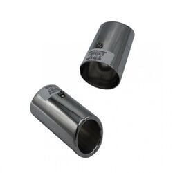 Volkswagen Tiguan Uyumlu Yedek Parça Yeni Model Vidalı Krom Egzoz Ucu 100-010