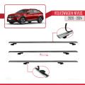 VW Nivus 2020-2024 Arası ile Uyumlu BASIC Model Ara Atkı Tavan Barı Gri 3 Adet