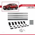 VW Nivus 2020-2024 Arası ile Uyumlu BASIC Model Ara Atkı Tavan Barı Gri 3 Adet