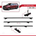 Kia Carnival 4 (KA4) 2021-2023 Arası ile Uyumlu BASIC Model Ara Atkı Tavan Barı Siyah 3 Adet