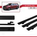 Kia Carnival 4 (KA4) 2021-2023 Arası ile Uyumlu BASIC Model Ara Atkı Tavan Barı Siyah 3 Adet
