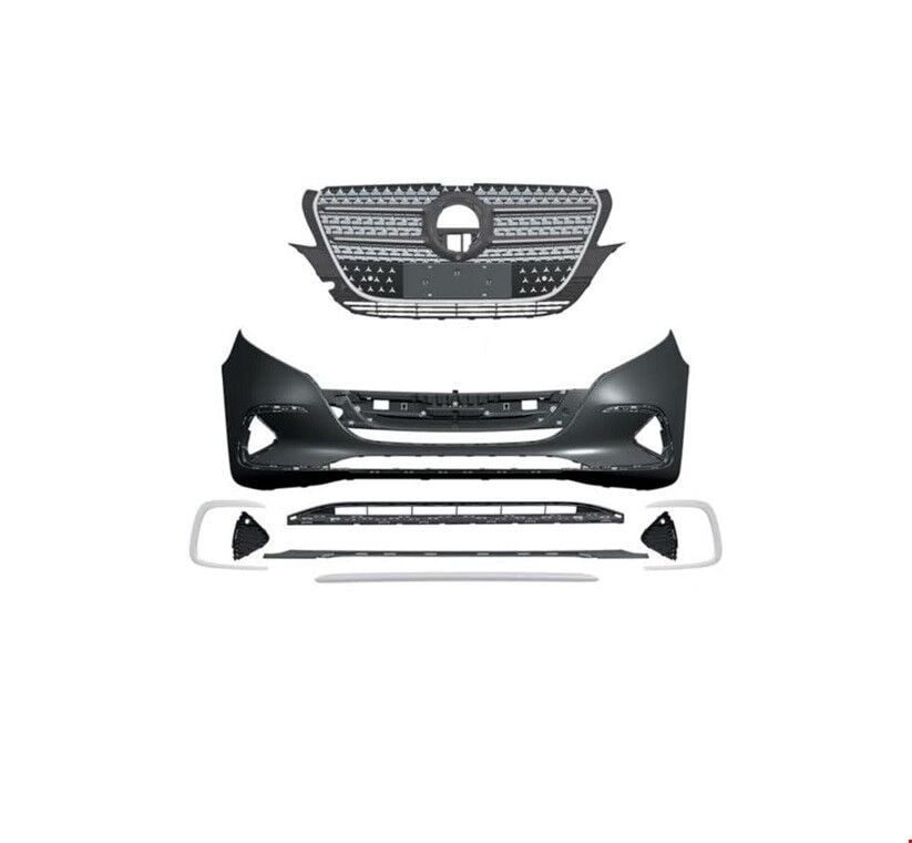 Mercedes Vito Ön Tampon Seti (Panjurlu) W447 Facelift 2024 Sonrası Uyumlu