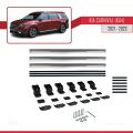 Kia Carnival 4 (KA4) 2021-2023 Arası ile Uyumlu BASIC Model Ara Atkı Tavan Barı Gri 3 Adet