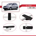 Kia Carens Post-Facelift 2002-2006 Arası ile Uyumlu BASIC Model Ara Atkı Tavan Barı Siyah 3 Adet